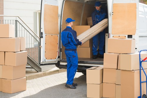 Removal Van parked outside a home in Green Valley