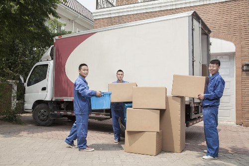 Josh Removal moving truck ready for departure