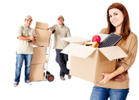 Experienced movers handling furniture