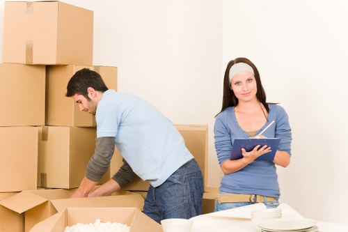 Professional movers loading a vehicle in Essendon North