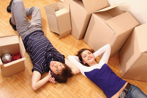 Experienced removal team handling furniture